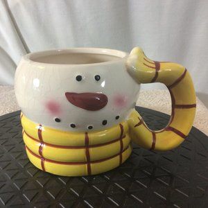 Vtg NANTUCKET Ceramic SNOWMAN Coffee Mug